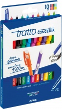 Tratto 834700 Confezione 10 Tratto Cancellik Ass Busta