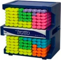 Tratto 893900 Evidenziatore 108 pezzi Blu Verde Lill� Arancione Rosa Giallo