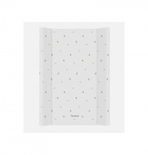 Traumeland TT80404 Fasciatoio Neonato con Bordo rialzato 50x70 cm Fiore Beige