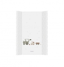 Traumeland TT80416 Fasciatoio Neonato con Bordo rialzato 50x70 cm Fattoria Verde