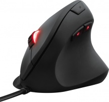 Trust 22991 Mouse Mano destra Design verticale Ottico USB tipo A 10000 DPI Nero