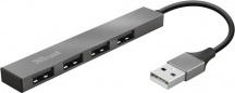 Trust 23786 Halyx Aluminium 4-Port Mini USB Hub