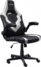 Trust 25130 Sedia Gaming Braccioli Regolabili Portata 140 Kg Nero Bianco GXT 703W RIYE