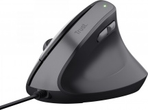 Trust 25144 Mouse Verticale Ergonomico Cablato 6 Tasti 2400 DPI Nero BAYO II