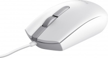 Trust 25320 Mouse Ottico Ambidestri Cablato con USB-A 1200 DPI Bianco - TM-101W