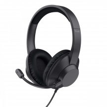 Trust 25462 Cuffie Cablate USB per ENC Over-ear con Microfono Nero Ayda Max