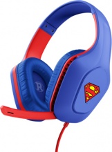Trust 25738 Cuffie da Gaming a Padiglione Over-Ear Ibrido Blu Superman GXT 415SM Zirox