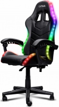 Trust 25979 Sedia Gaming con Braccioli e Seduta Imbottiti RGB Nero GXT 704 Roniq