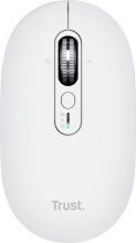 Trust 26019 Mouse Ottico Verticale Wireless + Bluetooth Bianco - Seron Slim Multi