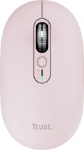 Trust 26206 Mouse Ottico Verticale Wireless + Bluetooth Rosa - Seron Slim Multi