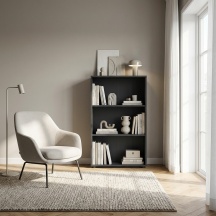 Tvilum 65585IG SIGN Libreria Moderna 3 Ripiani 79x34x125 cm Grigio SIGN