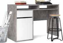 Tvilum 70488GXUU Scrivania Moderna 110x48x77 cm GrigioBianco - Function Plus