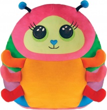 Ty T39334 Squishy Beanies Nessa il Bruco Morbido Cuscino Peluche per Bambini da 0+ Mesi