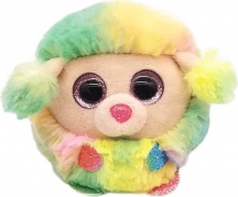 Ty T42511 Puffies Rainbow Cane Barboncino Peluche Rainbow Occhioni Viola Glitter  3+