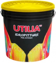 Utilia 44835 Idropittura lavabile Traspirante Pittura bianca 14 Litri