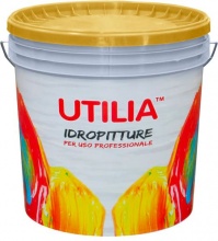 Utilia 44845 Idropittura lavabile Traspirante antimuffa Pittura bianca 14 Lt