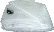 Utilia TELO PVC RETINATO MT. 6X6 BIANCO Telo Telone Retinato in PVC con Occhielli Multiuso mt. 6x6 Bianco