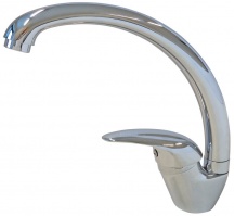 Utilia ZS50507 Miscelatore Cucina Rubinetto Monocomando Cromo Perla