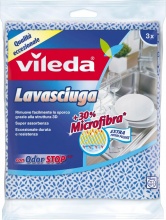 VILEDA 141299 Panno Multiuso Lavasciuga Pz.3 cm 36x34