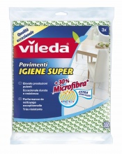 VILEDA 141313 Panno Pavimenti Igiene Super Pz.3 cm 50x45
