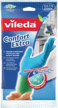 VILEDA 145888 Guanti Confort Extra 6.5-7 S