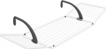 VILEDA BREZZA 200 Stendibiancheria da Balcone in Acciaio 178 x 55 cm x 28 cm