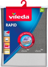 VILEDA VIL001494 Telo Copriasse da Stiro in Cotone 1300 x 450 mm Grigio -  Rapid