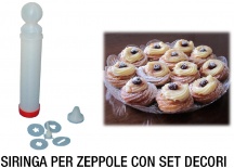 V.P. Linea Casa 300 Siringa per Zeppole + Set Decori