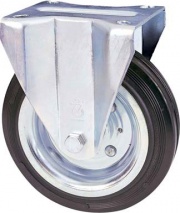 Valsecchi 5391g5437 Ruota a Forcella Su Piastra 80A Avo Nera D.mm 150x40 P.mm 115x85