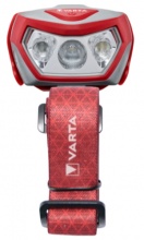 Varta 17650 101 421 Torcia Led con Fascia Elastica Colore Rosso