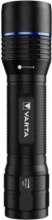 Varta 18920 101 111 Torcia a Mano LED Ricaricabile IP67 Night Cutter Pro F20R Nero