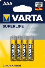Varta 2003101414 Superlife Zinco M  Stilo Bl.4Pz Blister  12