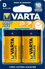 Varta 4120101412 Longlife Alcaline Torcia Bl.2 Pz Blister  10
