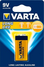 Varta 4122101411 Longlife Alcaline Transistor 9V Bl.1 P Blister  10