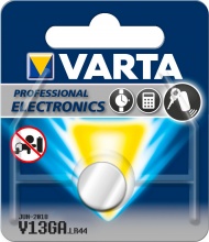 Varta 4276101401 Batteria a Bottone V13Ga Bl.1Pz Lr44 Blister  10