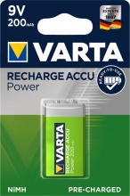 Varta 56722 101 401 Batteria Transistor 9V Ricaricabile Recharge Accu P