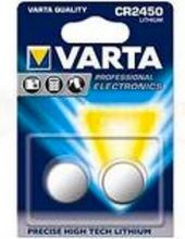 Varta CR 2450 Numero 2 batterie 3 V  alta 5 mm