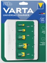 Varta 57658101401 Universal Charger Batteria per uso domestico AC