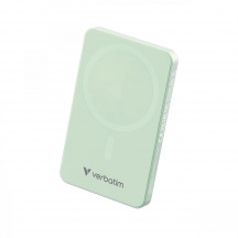 Verbatim 32226 Powerbank 5000 mAh Mag Safe Verde Charge n Go Essentials