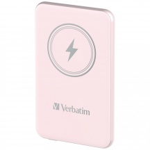 Verbatim 32243 Powerbank Batteria Portatile 5000 mAh Mag Safe Rosa - Charge n Go