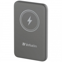 Verbatim 32249 Powerbank Batteria Portatile 10000 mAh Mag Safe Grigio - Charge n Go