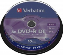 Verbatim 43666 Confezione n�10 DVD-R 8x 8,5 Gb Double Layer
