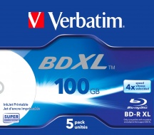 Verbatim 437895 Campana 5 Blu Ray XL BD-R 100 GB 43789