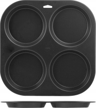 Vespa VP20143 Teglia Forno Antiaderente in Alluminio per Focacce 14 x 14 cm colore Nero