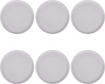 Villa deste 5918698 Servizio piatti 6 Pezzi Piani New Bone China Bianco  Delice