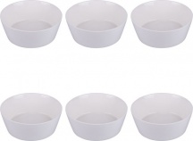 Villa deste 5918701 Servizio piatti 6 Pz Fondi Alti New Bone China Bianco  Delice