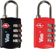Viro TSA 4247 Lucchetto a combinazione per viaggi USA TSA 28x43mm arco interno 20x13mm