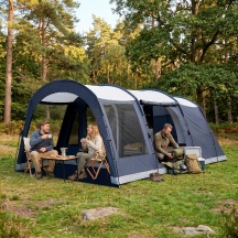 VivaGarden 0NUV597 Tenda da Campeggio a Tunnel per 2-4 Persone 540x320x210 cm Blu Navy