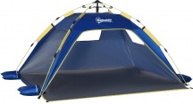VivaGarden 166A Tenda da Spiaggia Pop Up con Finestre Traforate e Porta Richiudibile