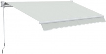 VivaGarden VG84086 Tenda da Sole a Bracci per Esterni Regolabile Alluminio 200x295 cm